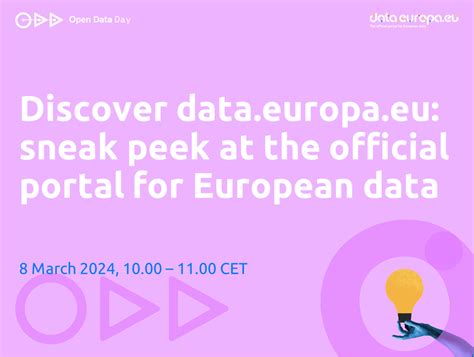 The official portal for European data 